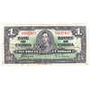 BC-21d 1937 Canada $1 Coyne-Towers, B/N, Circ