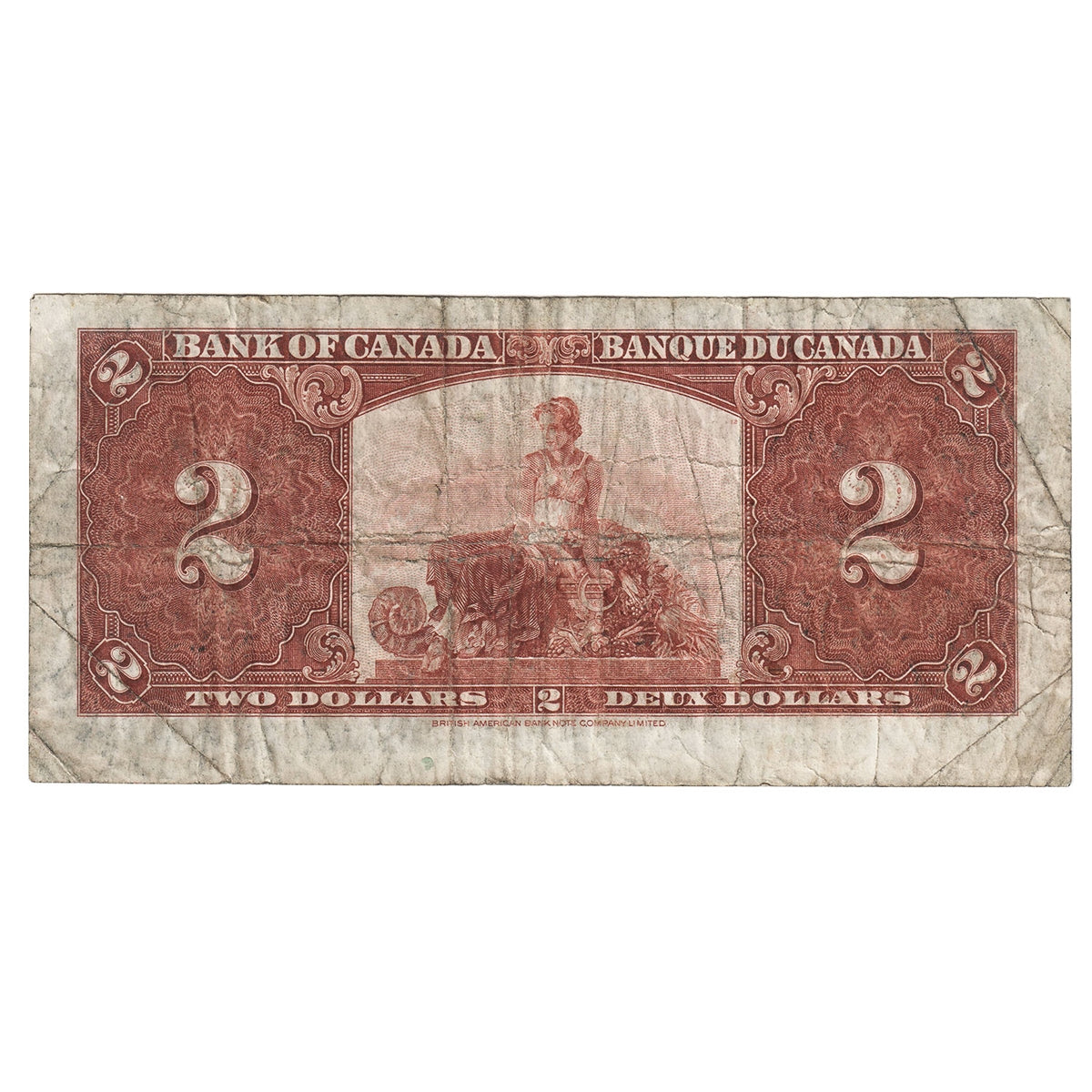 BC-22b 1937 Canada $2 Gordon-Towers, X/B, F-VF (F15)