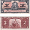 BC-22c 1937 Canada $2 Coyne-Towers, C/R, VF-EF