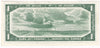 BC-37b 1954 Canada $1 Beattie-Rasminsky, R/Y, Almost Uncirculated (AU50)