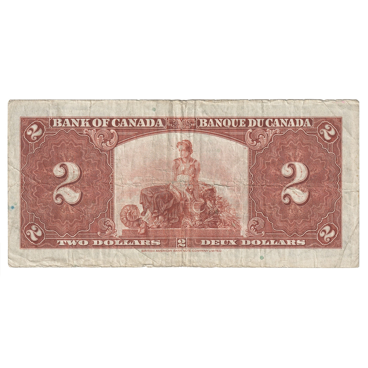 BC-22c 1937 Canada $2 Coyne-Towers, J/R, VG-F (VG10)