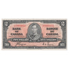 BC-22c 1937 Canada $2 Coyne-Towers, K/R, AU