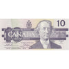 BC-57a 1989 Canada $10 Thiessen-Crow, AEJ, Choice Uncirculated (CUNC63)