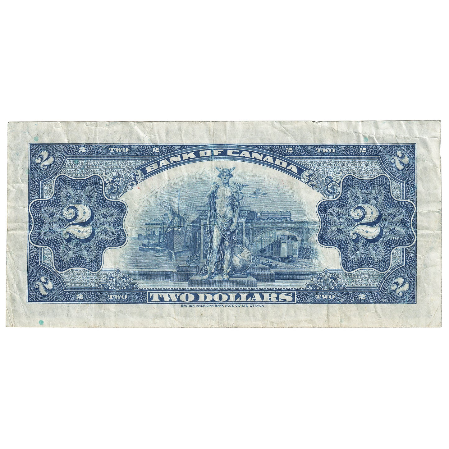 BC-3 1935 Canada $2 Osborne-Towers, English, VF