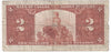 BC-22c 1937 Canada $2 Coyne-Towers, E/R, CIRC