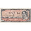 BC-30a 1954 Canada $2 Coyne-Towers, Devil's Face, A/B, Very Fine (VF20)
