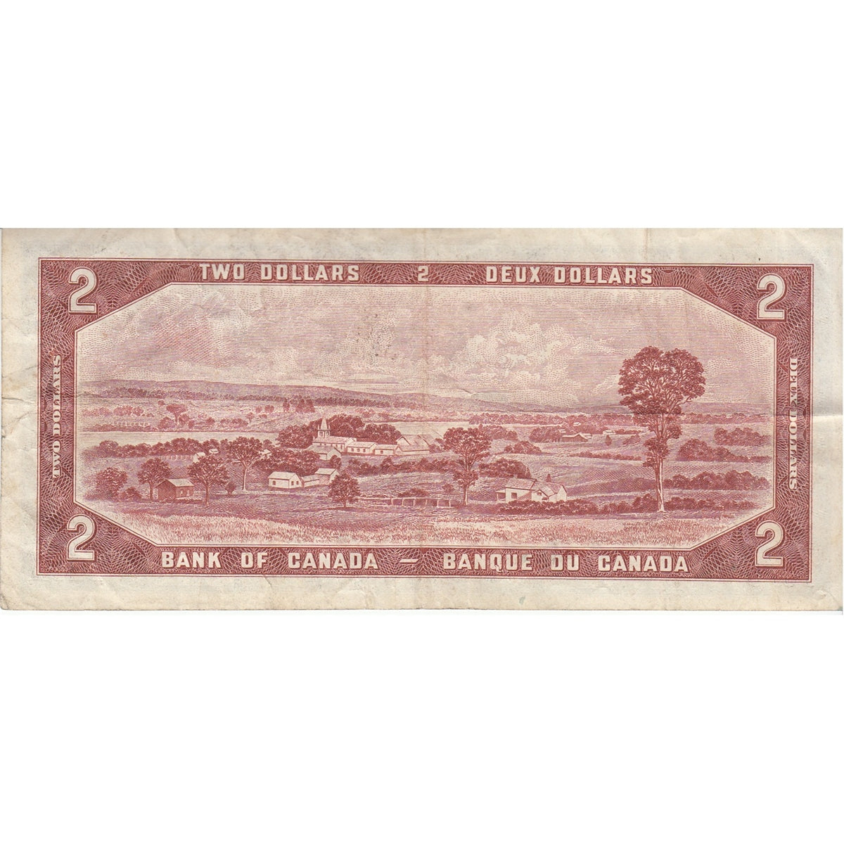BC-30a 1954 Canada $2 Coyne-Towers, Devil's Face, A/B, Very Fine (VF20)