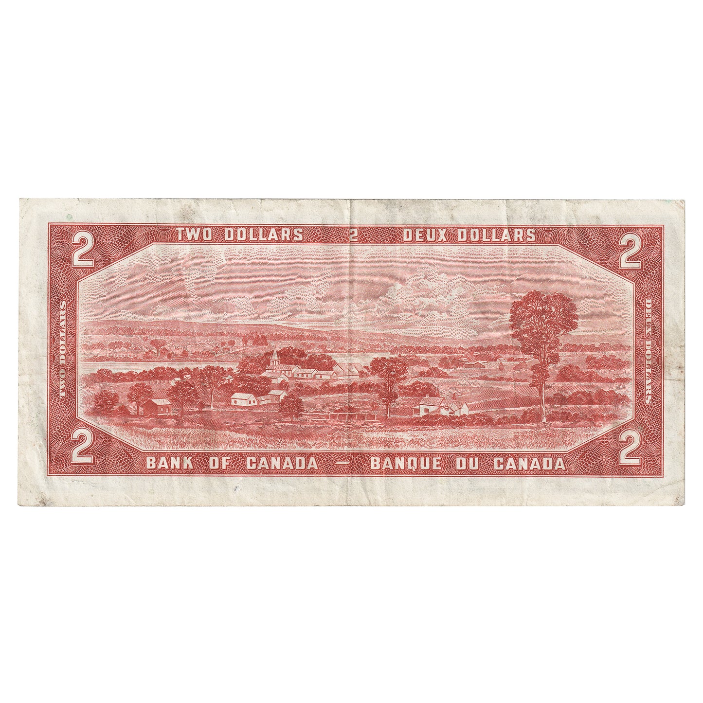 BC-30a 1954 Canada $2 Coyne-Towers, Devil's Face, B/B, Very Fine (VF20)