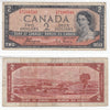 BC-30a 1954 Canada $2 Coyne-Towers, Devil's Face, C/B, Fine (F12)