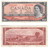 BC-30a 1954 Canada $2 Coyne-Towers, Devil's Face, D/B, Very Fine (VF20)