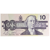 BC-57b 1989 Canada $10 Bonin-Thiessen, BDM, AU-UNC (AU55)