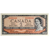 BC-30a 1954 Canada $2 Coyne-Towers, Devil's Face, E/B, VF-EF (VF30)