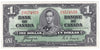 BC-21d 1937 Canada $1 Coyne-Towers, N/N, AU-UNC (AU55)