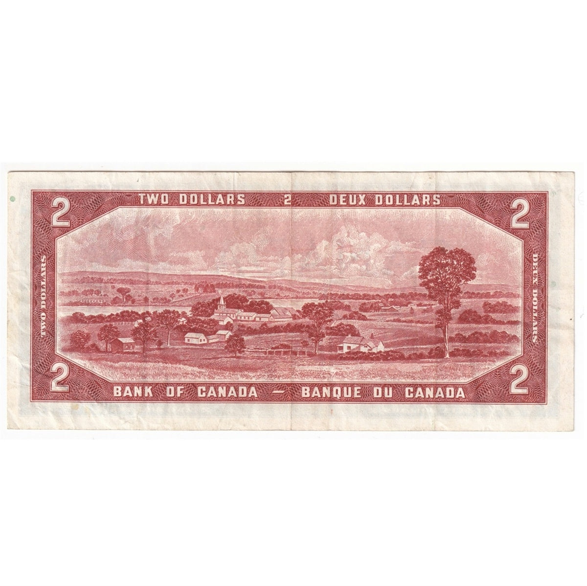 BC-30b 1954 Canada $2 Beattie-Coyne, Devil's Face, I/B, VF