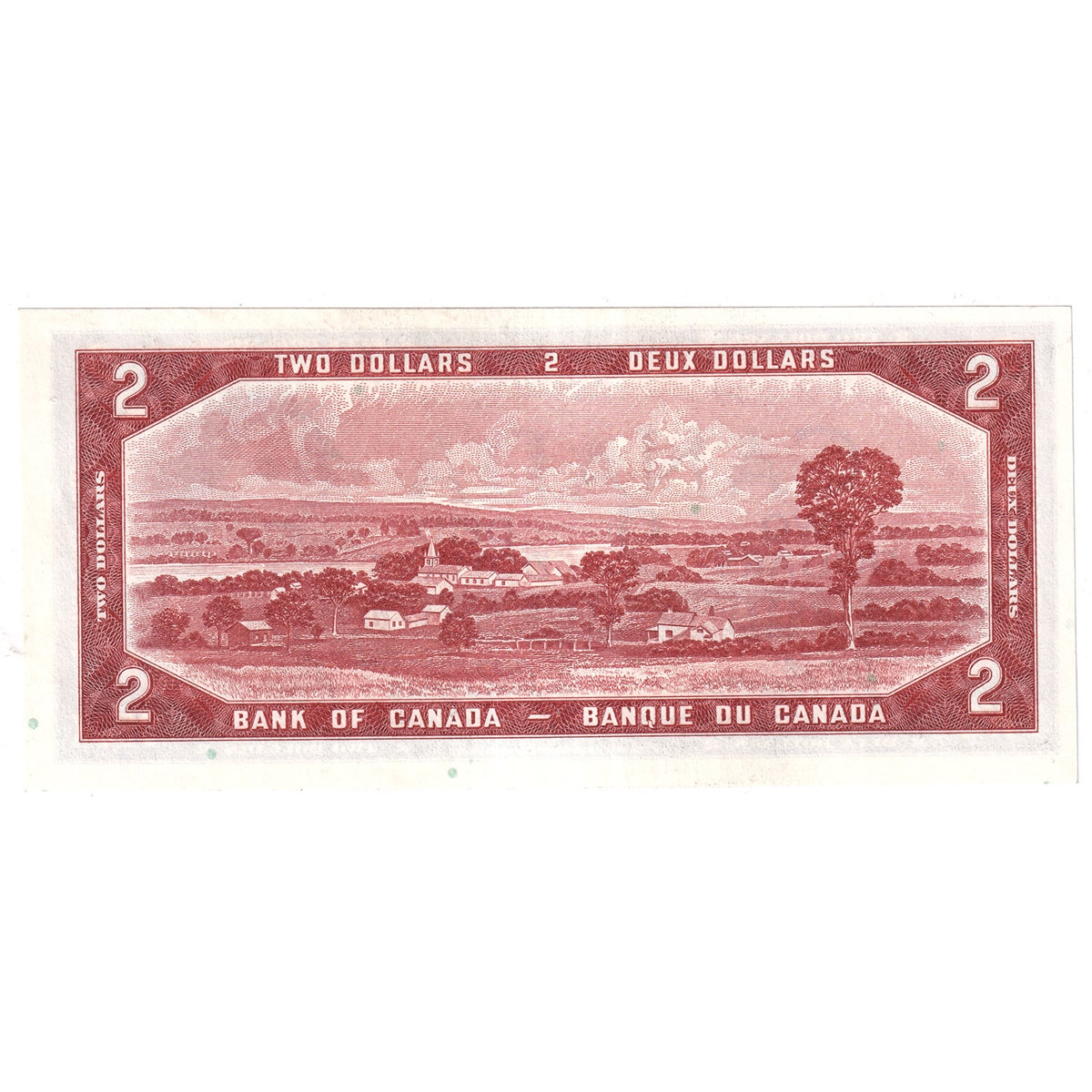 BC-38a 1954 Canada $2 Beattie-Coyne, O/B, AU-UNC (AU55)