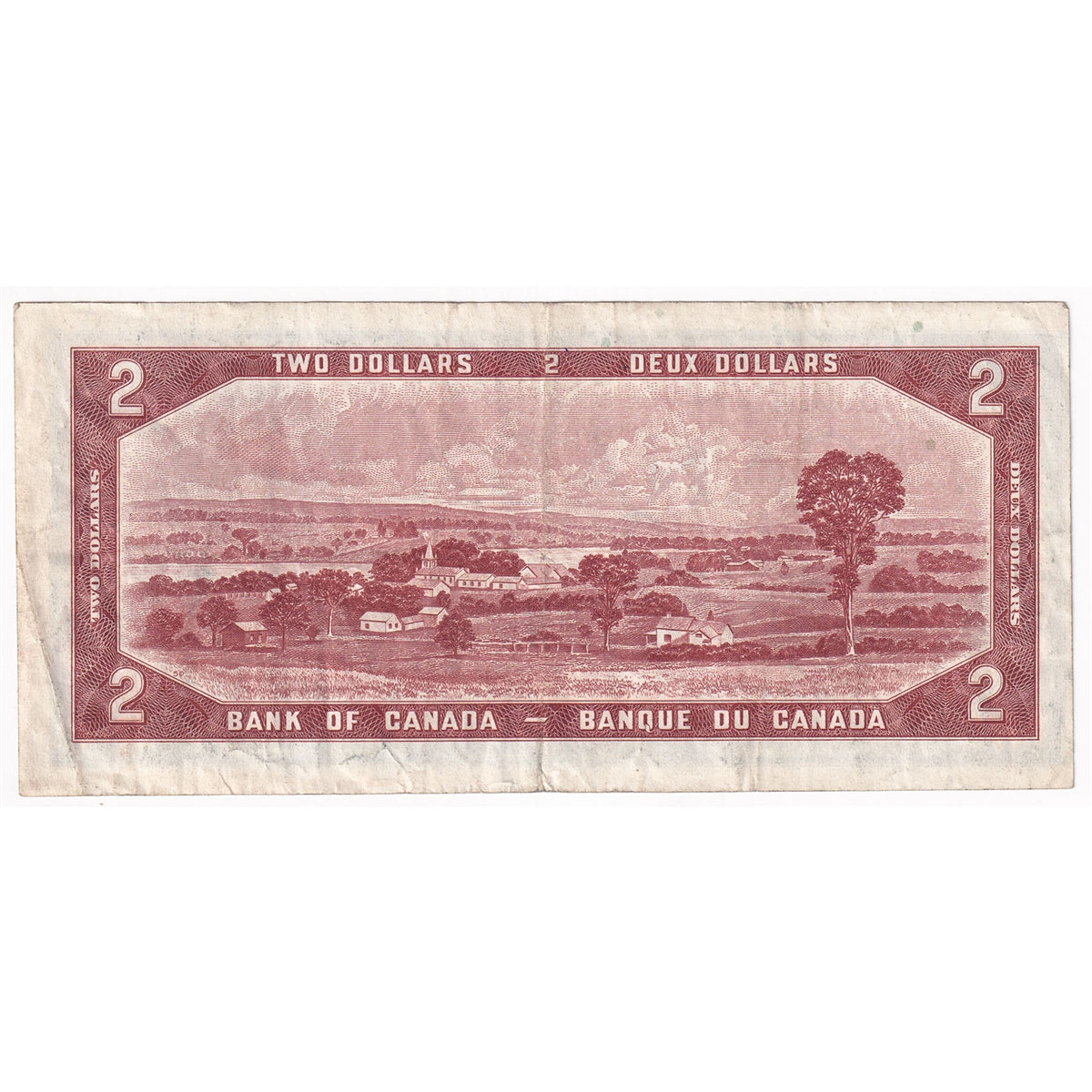 BC-38a 1954 Canada $2 Beattie-Coyne, W/B, Very Fine (VF20)