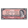 BC-38a 1954 Canada $2 Beattie-Coyne, Y/B, Almost Uncirculated (AU50)