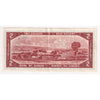 BC-38a 1954 Canada $2 Beattie-Coyne, Y/B, Very Fine (VF20)