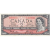 BC-38a 1954 Canada $2 Beattie-Coyne, Z/B, Choice Uncirculated (CUNC63)