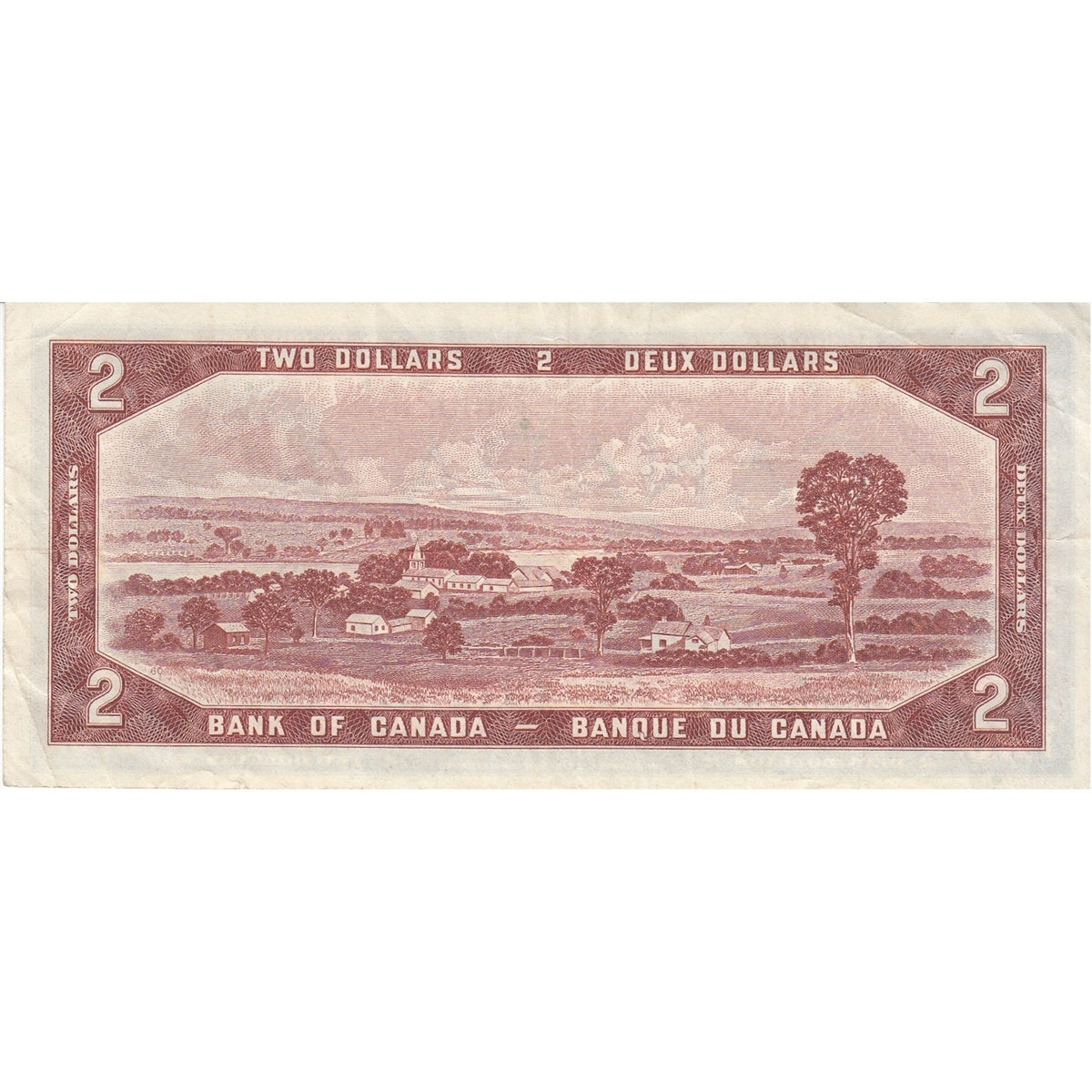 BC-38b 1954 Canada $2 Beattie-Rasminsky, A/R, VF