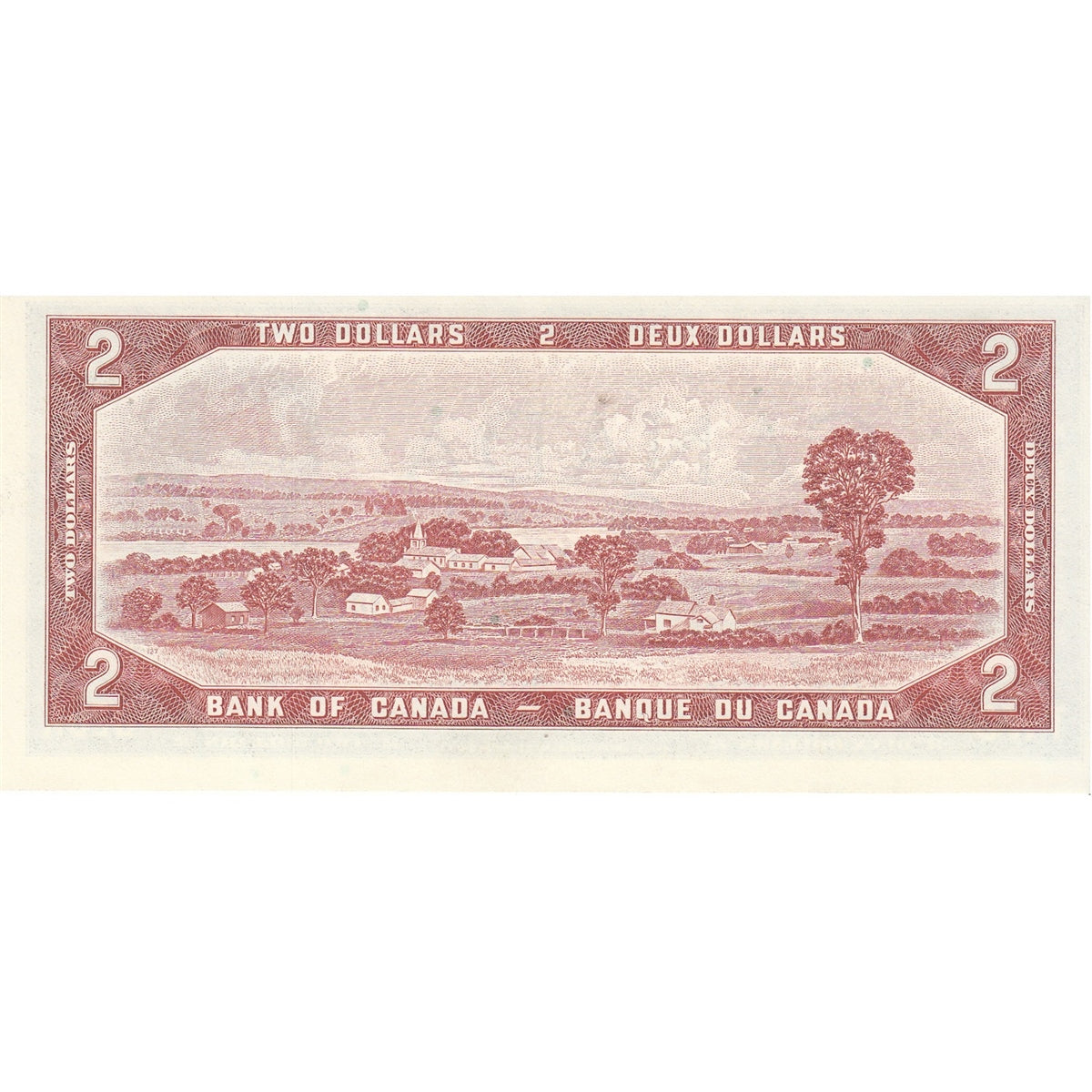 BC-38b 1954 Canada $2 Beattie-Rasminsky, C/U, Uncirculated (MS60)