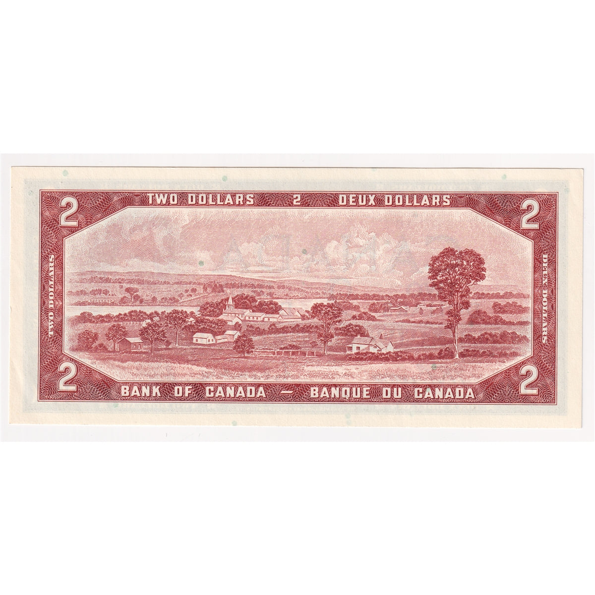 BC-38b 1954 Canada $2 Beattie-Rasminsky, D/U, AU-UNC (AU55)