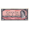 BC-38b 1954 Canada $2 Beattie-Rasminsky, H/R, Choice Uncirculated (CUNC63)