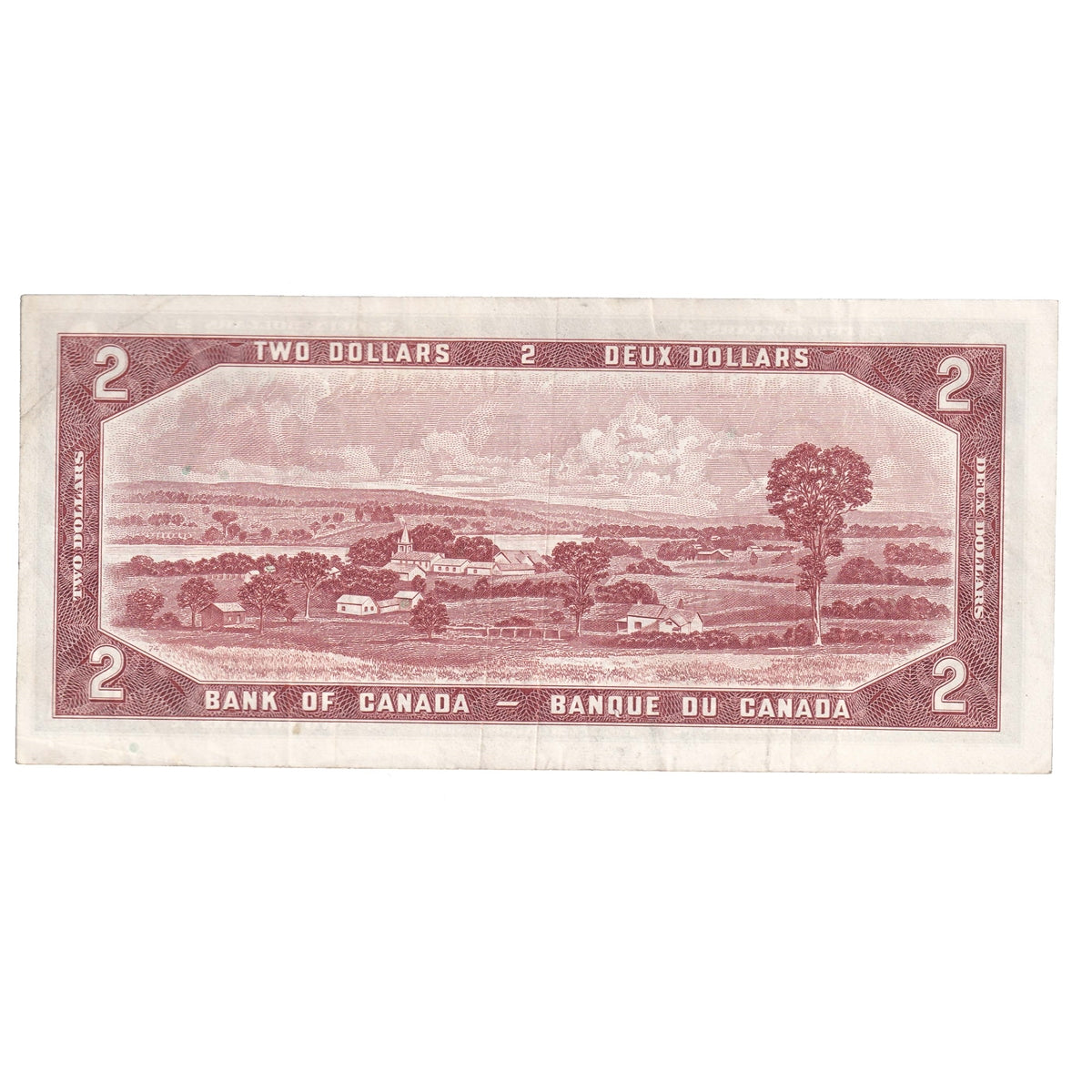 BC-38b 1954 Canada $2 Beattie-Rasminsky, I/R, CIRC