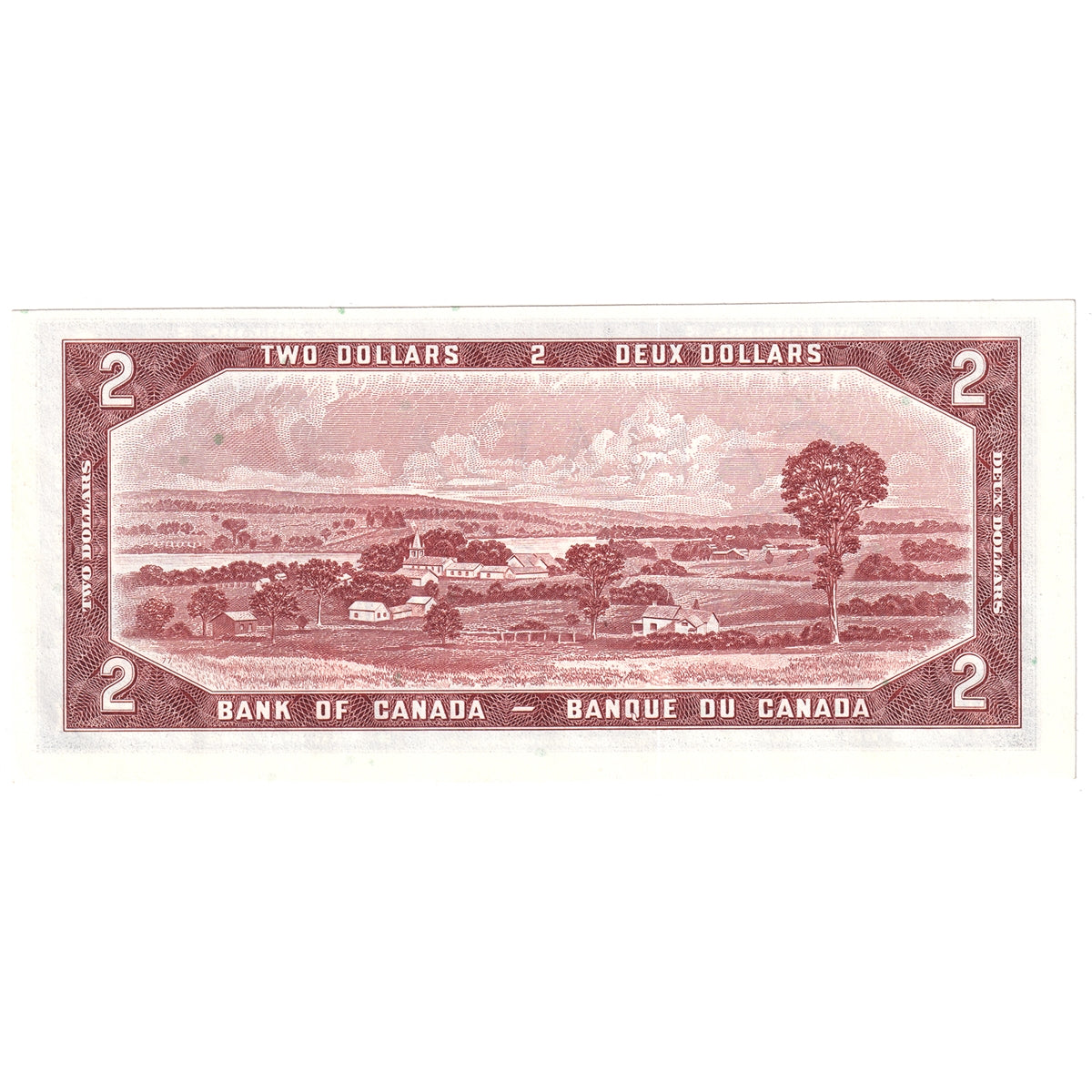 BC-38b 1954 Canada $2 Beattie-Rasminsky, K/R, Uncirculated (MS60)