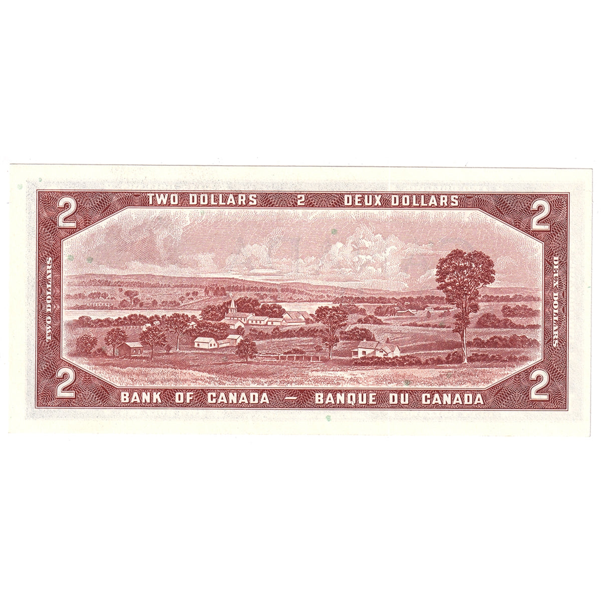 BC-38b 1954 Canada $2 Beattie-Rasminsky, K/U, Uncirculated (MS60)