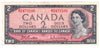 BC-38b 1954 Canada $2 Beattie-Rasminsky, M/R, EF-AU (EF45)
