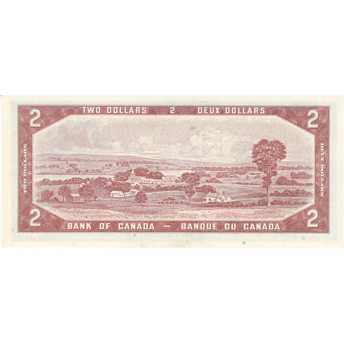 BC-38b 1954 Canada $2 Beattie-Rasminsky, M/U, Uncirculated (MS60)