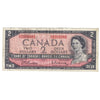 BC-38b 1954 Canada $2 Beattie-Rasminsky, N/U, CIRC