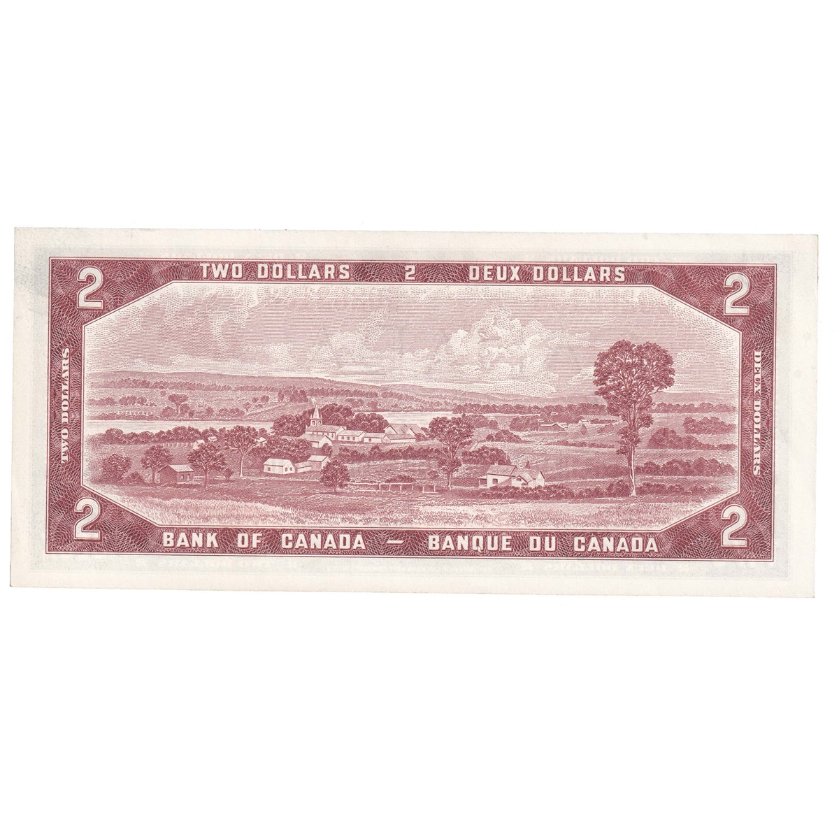 BC-38b 1954 Canada $2 Beattie-Rasminsky, P/R, Uncirculated (MS60)
