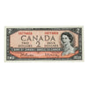 BC-38b 1954 Canada $2 Beattie-Rasminsky, S/U, CIRC