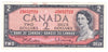 BC-38b 1954 Canada $2 Beattie-Rasminsky, T/R, AU-UNC (AU55)