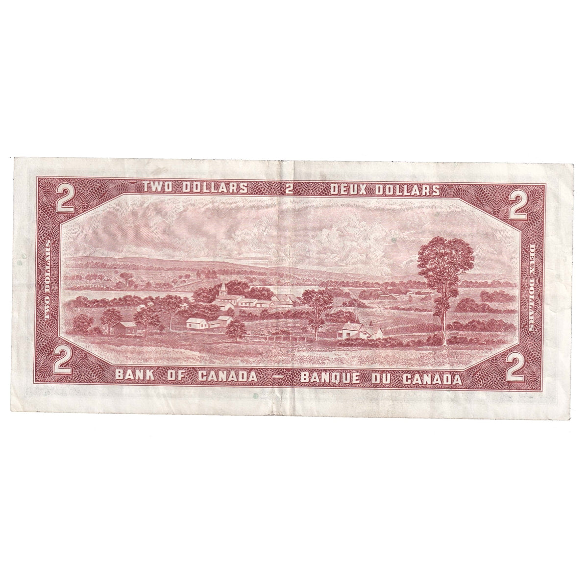 BC-38b 1954 Canada $2 Beattie-Rasminsky, U/R, CIRC