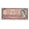 BC-38b 1954 Canada $2 Beattie-Rasminsky, W/R, CIRC