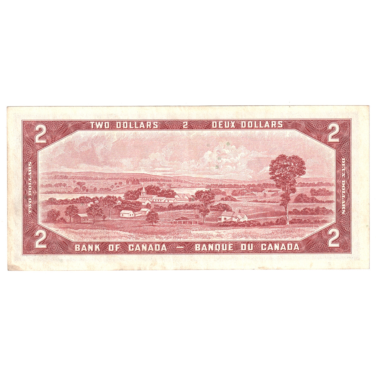 BC-38b 1954 Canada $2 Beattie-Rasminsky, X/U, Extra Fine (EF40)