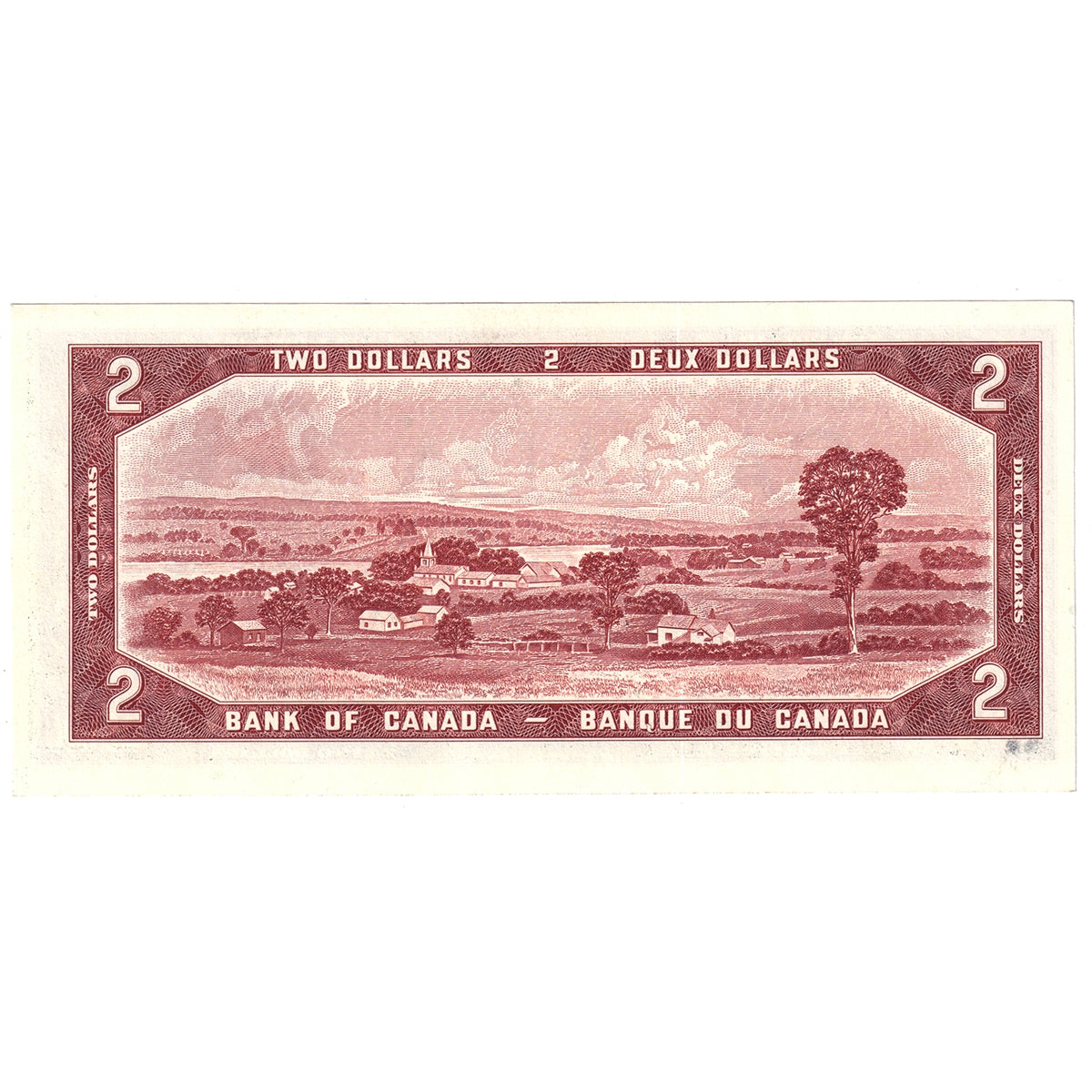 BC-38b 1954 Canada $2 Beattie-Rasminsky, Z/R, Choice Uncirculated (CUNC63)