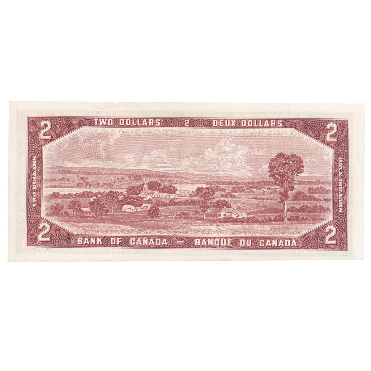 BC-38b 1954 Canada $2 Beattie-Rasminsky, Z/R, Uncirculated (MS60)