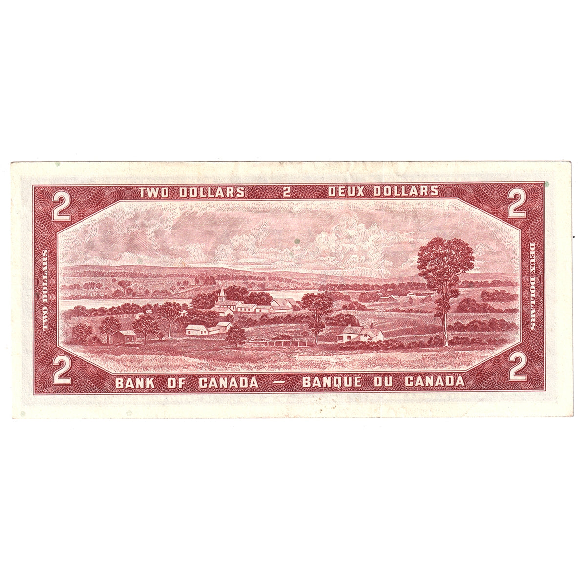BC-38b 1954 Canada $2 Beattie-Rasminsky, Z/U, EF-AU (EF45)