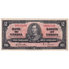 BC-22b 1937 Canada $2 Gordon-Towers, N/B, Very Fine (VF20)