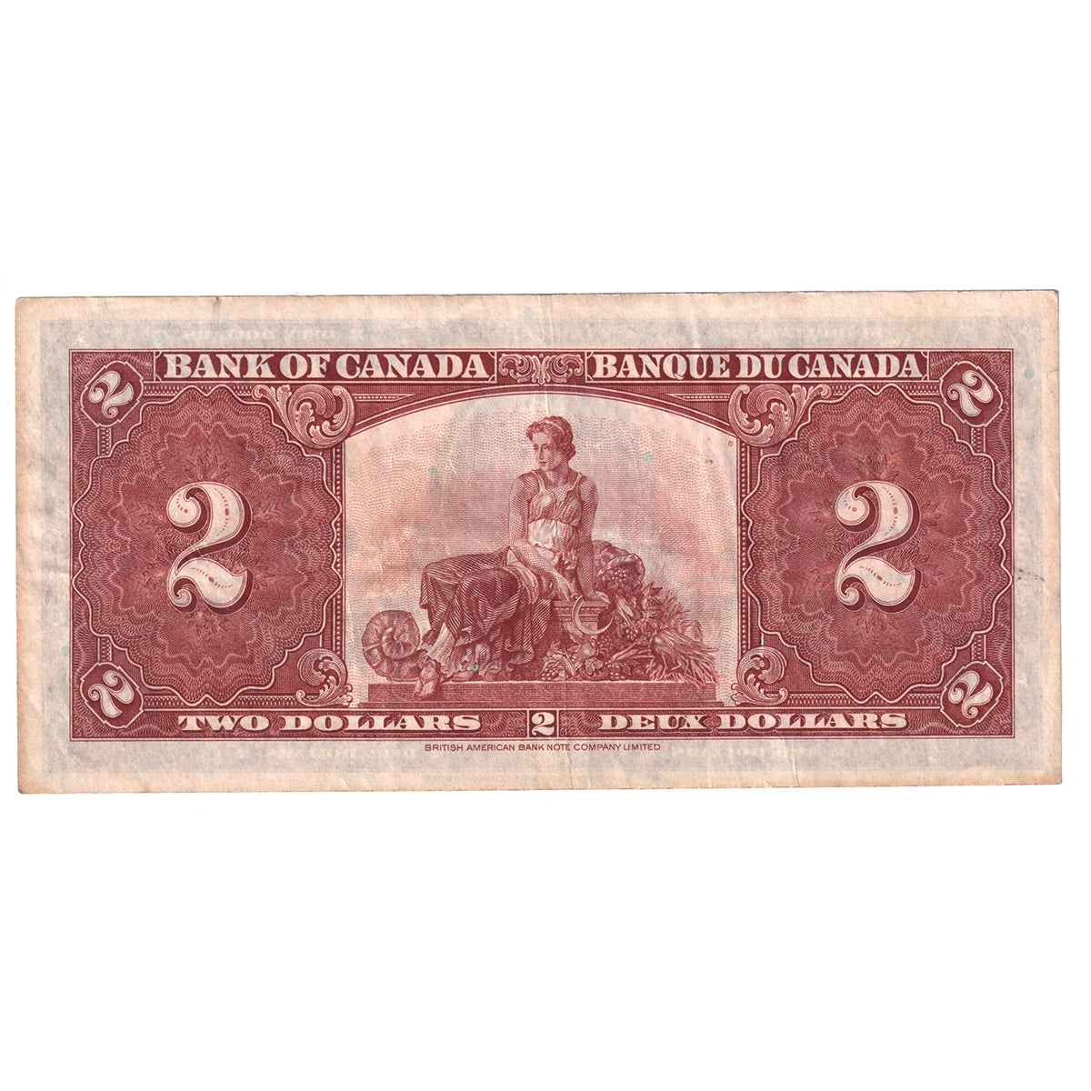 BC-22b 1937 Canada $2 Gordon-Towers, N/B, Very Fine (VF20)
