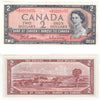 BC-38bA 1954 Canada $2 Beattie-Rasminsky, *B/B, AU-UNC (AU55)