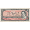 BC-38bA 1954 Canada $2 Beattie-Rasminsky, *R/R, Fine (F12)