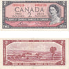 BC-38c 1954 Canada $2 Bouey-Rasminsky, D/G, Extra Fine (EF40)