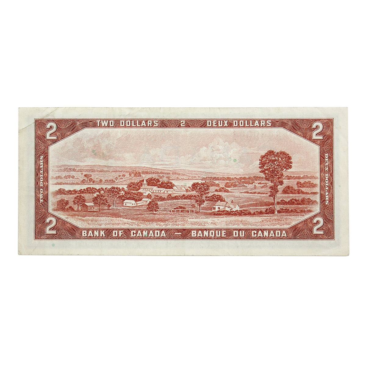 BC-38c 1954 Canada $2 Bouey-Rasminsky, G/G, CIRC
