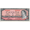BC-38c 1954 Canada $2 Bouey-Rasminsky, G/G, Uncirculated (MS60)