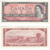 BC-38c 1954 Canada $2 Bouey-Rasminsky, I/G, Choice Uncirculated (CUNC63)